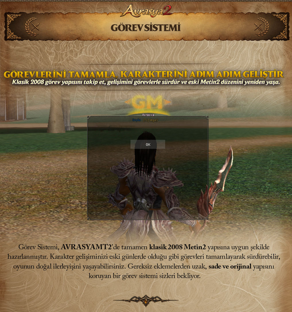 Metin2 görev sistemi: görevlerini tamamla, karakterini adım adım geliştir